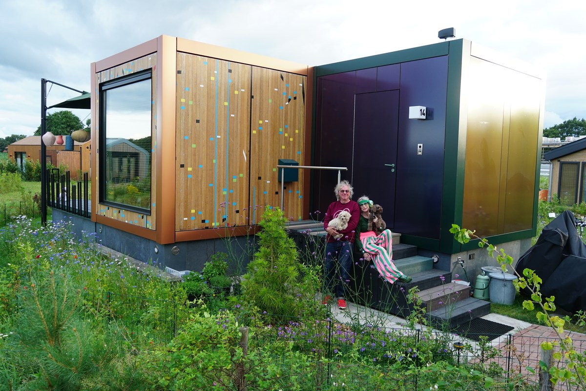 Dastro en Tetje voor hun tiny house